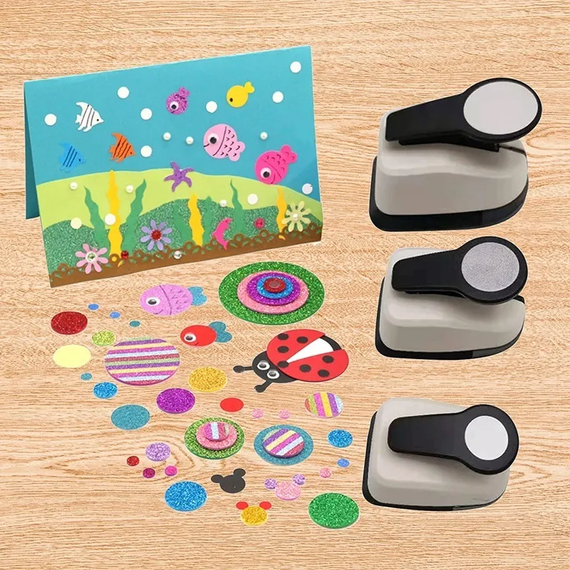 Wholesale Paper Craft Punches Set Single Hole Punchers For Crafts, 916 25mm  Circle Shapes Other Desk Accessories 230926 From Fan10, $11.99